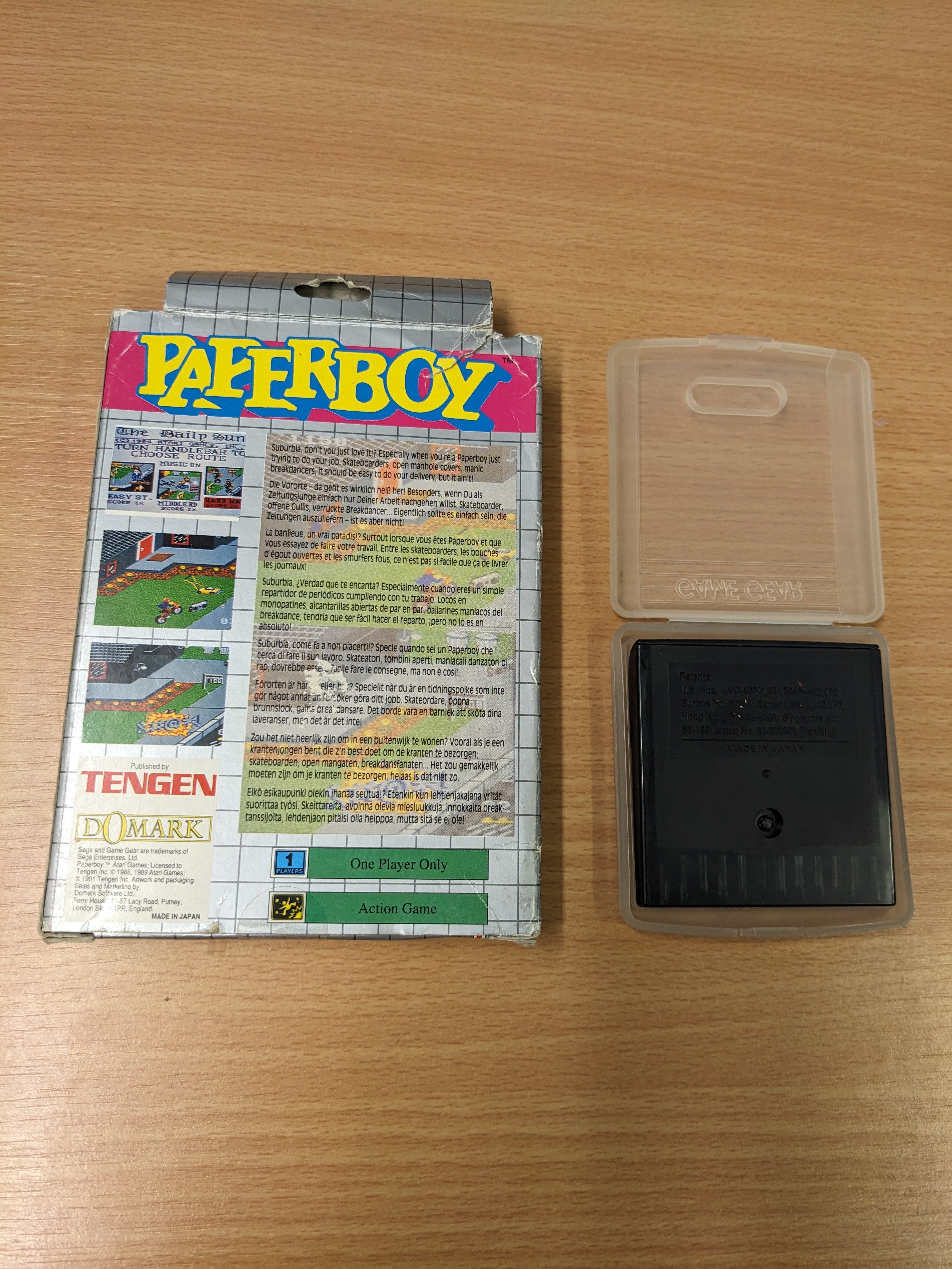 Paperboy Sega Game Gear game Paperboy Sega Game Gear game